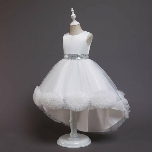 Купить Платье, размер 110, белый
Праздничное платье "Нимфа" - воплощение стиля и изящес...