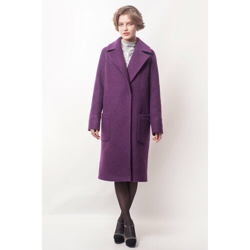 Купить Пальто MARGO, размер 44-46, лиловый, фиолетовый
Пальто прямого кроя с английским...