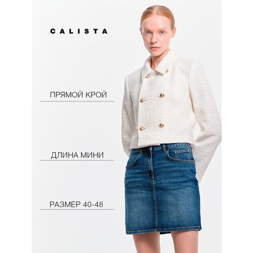 Купить Юбка Calista, размер 44, синий
Джинсовая мини-юбка – основа летнего гардероба: е...