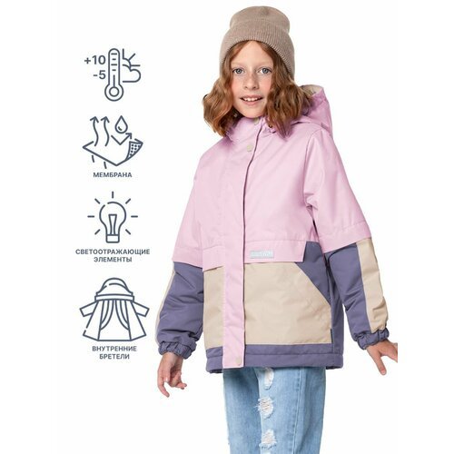 Купить Куртка NIKASTYLE 4м3024, размер 146-72, розовый
Куртка демисезонная для девочки....