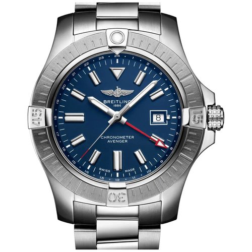 Купить Наручные часы BREITLING Спорт, синий, серебряный
Хронометр - точность часов пров...
