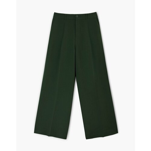 Купить Брюки слаксы Gloria Jeans, размер XL/170 (52-54), зеленый
Тёмно-злёные брюки Wid...