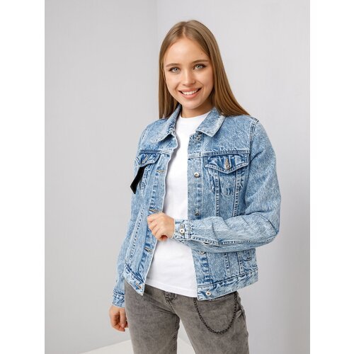 Купить Пиджак Gart`s, размер 46, голубой
Классическая джинсовая куртка для женщин из пл...