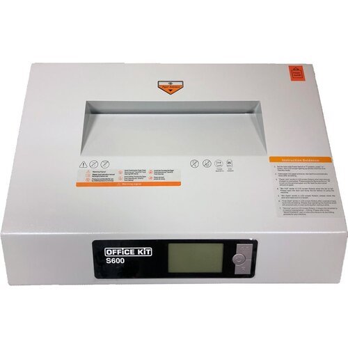 Купить Шредер Office Kit S600 0,8х5 серый (секр. P-7) фрагменты 6лист. 60лтр.
Шредер Of...
