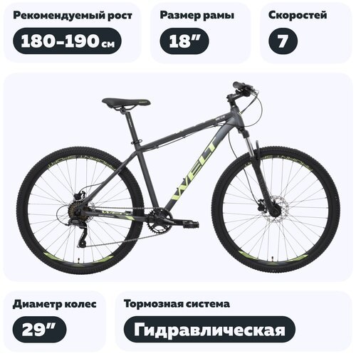 Купить Велосипед Welt Ridge 1.0 HD 29 2023 Dark Grey (дюйм:18)
Welt Ridge 1.0 HD 29 вел...