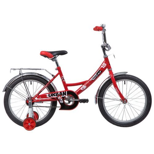 Купить Городской велосипед Novatrack Urban 18 (2019) красный (требует финальной сборки)...