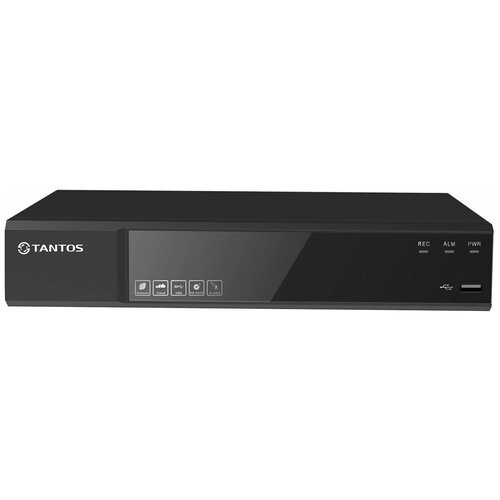 Купить Tantos IP Видеорегистратор Tantos TSr-NV08154 (H265+, 8IP*2Мп/5IP*5Мп, HDD*12Тб,...