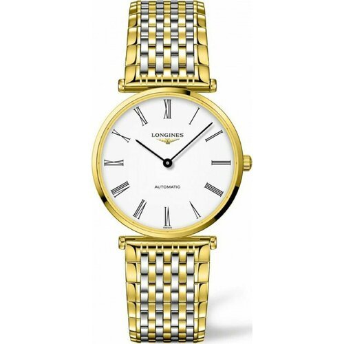 Купить Наручные часы LONGINES, белый
Женские механические часы в круглом корпусе на дву...