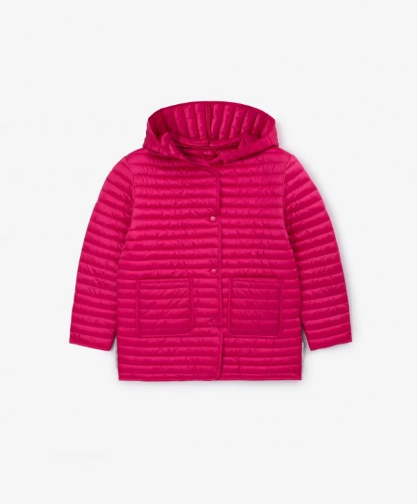 Купить Куртка стеганая с капюшоном розовая для девочек Gulliver
 

Скидка 15%