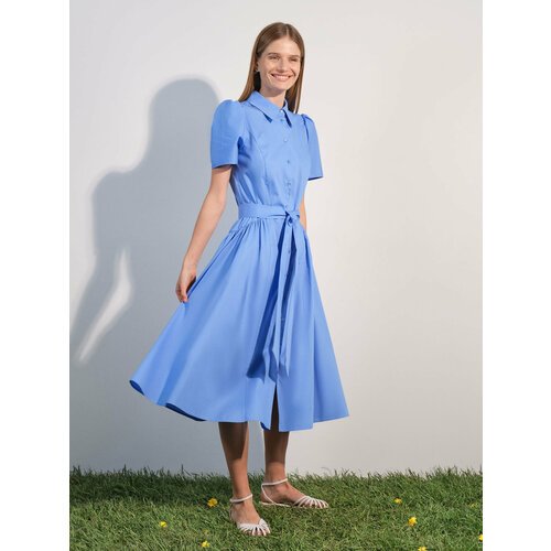 Купить Платье Calista, размер 40, голубой
Платье-рубашка с короткими рукавами идеально...