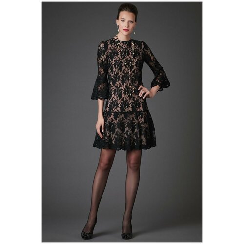 Купить Платье Арт-Деко, размер 44, черный
Стильное платье из кружевного полотна прямого...