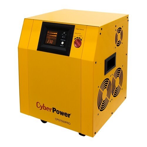 Купить Интерактивный ИБП CyberPower CPS7500PRO желтый 5250 Вт
Дополнительно: CyberPower...