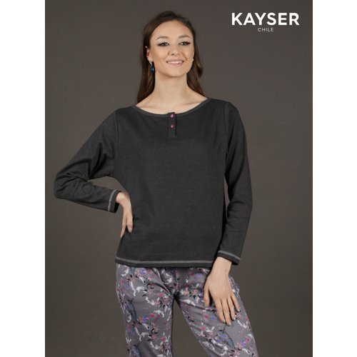 Купить Пижама Kayser, размер XL, серый
Женская теплая хлопковая пижама от Чилийского бр...