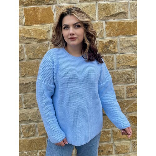 Купить Свитер размер 44/52, голубой
Женский свитер — тренд 2024 года. Свобода, простота...
