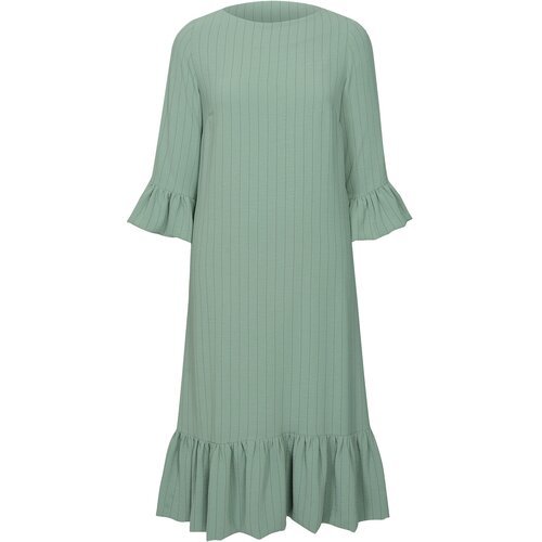 Купить Платье Mila Bezgerts, размер 48, зеленый
Платье А-силуэта сдержанного оттенка сп...