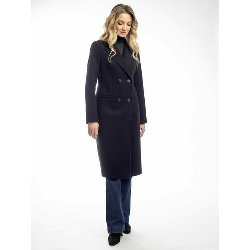 Купить Пальто , размер 50, черный
Модное классическое двубортное черное пальто длины ко...