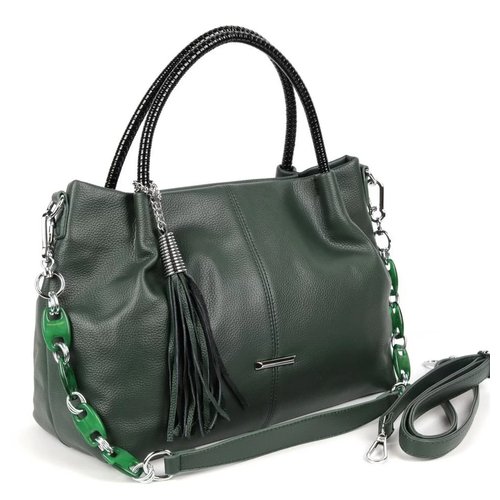 Купить Сумка Fuzi House, зеленый
Женская сумка из искусственной кожи, зеленого цвета. И...