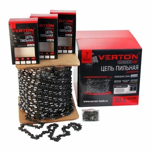 Купить Цепь пильная (бухта) Verton HC 8-0,325-1,3-1840 (упаковка+рем. комплект)
Цепи Ve...