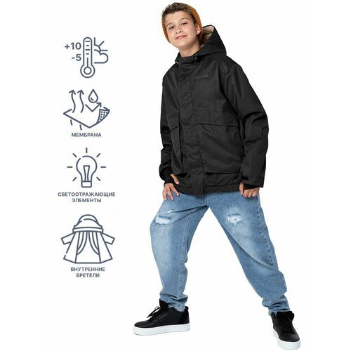 Купить Куртка NIKASTYLE 4м3724, размер 158-80, черный
Куртка демисезонная для мальчика....