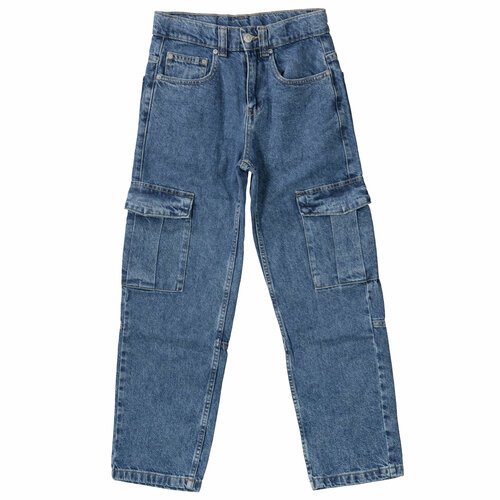 Купить Джинсы Staccato, размер 140, синий
Широкие джинсы карго для мальчиков от популяр...