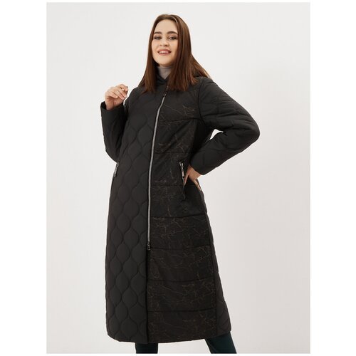 Купить Куртка NELIY VINCERE, размер 54, черный
Стеганое зимнее пальто на двойном утепли...