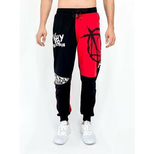 Купить Джоггеры 7-GONGZI, размер XL, черный, красный
Зауженные брюки мужские в молодежн...