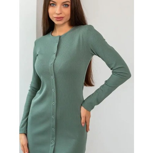 Купить Платье размер 42, зеленый
Женское трикотажное платье лапша в рубчик - это находк...