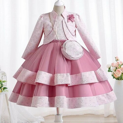 Купить Платье Angel baby, размер 130, розовый
Длина: 79 см;<br>Бюст: 70 см;<br>Талия: 6...