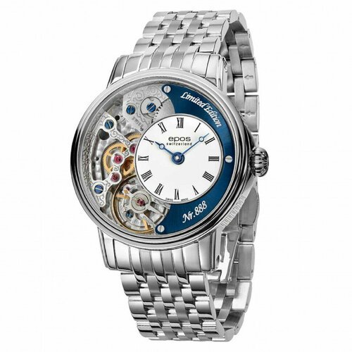Купить Наручные часы Epos, белый
Мужские автоматические часы с сапфировым стеклом в кру...