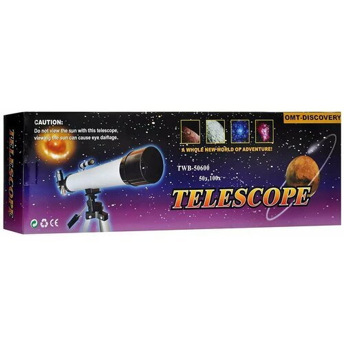Купить Телескоп TWB-50600
Описание<br>Для наблюдения ночного неба отличным средством яв...