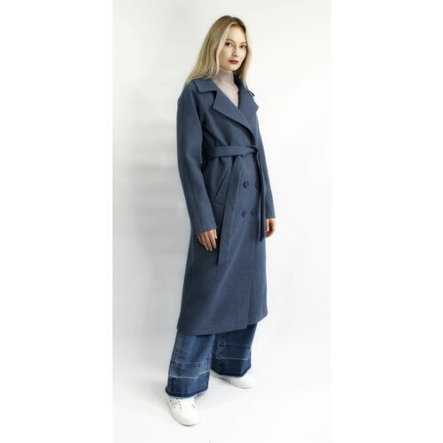 Купить Пальто , размер 46, синий
Демисезонное женское пальто длиной 117 см, выполнено и...