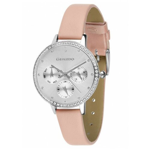Купить Наручные часы Guardo Premium, мультиколор, серебряный
Часы Guardo B01340-1-2 бре...