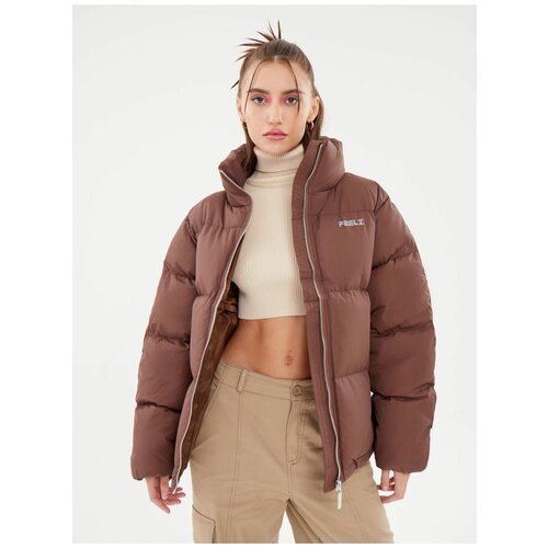 Купить Куртка FEELZ, размер XS, коричневый
Модный укороченный пуховик женский с объемны...