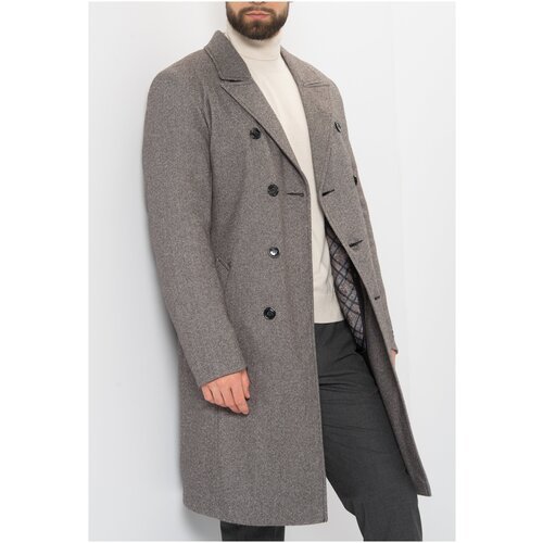 Купить Пальто MISTEKS design, размер 52-176, серый
Классическое, двубортное, приталенно...