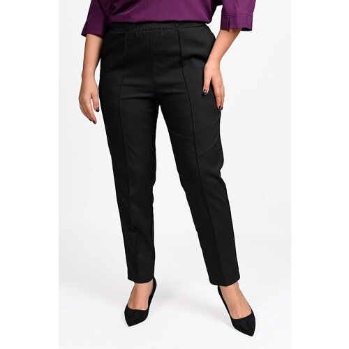 Купить Брюки SVESTA, размер 60, черный
Демисезонные женские брюки больших размеров из г...
