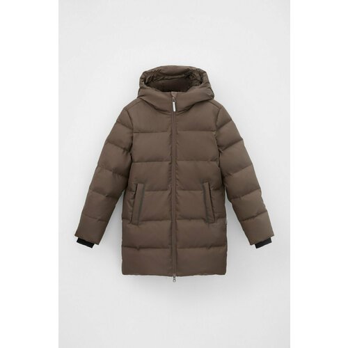Купить Пуховик crockid, размер 122-128, коричневый
Пальто для мальчика с натуральным ут...
