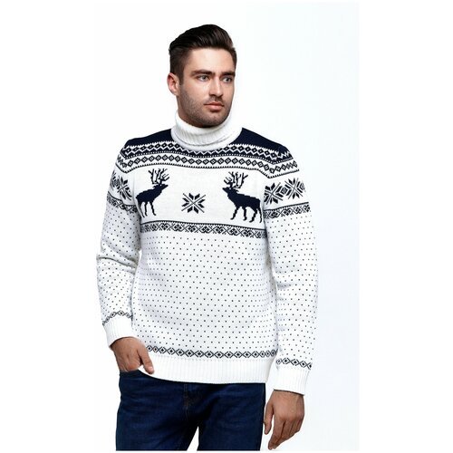 Купить Свитер AnyMalls, размер M, белый
Модный, мягкий и теплый мужской свитер с норвеж...
