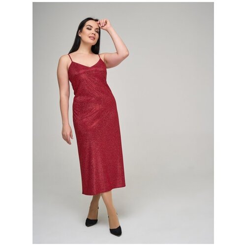 Купить Платье DiSORELLE, размер 54, красный
Платье-комбинация на бретельках придаст уве...