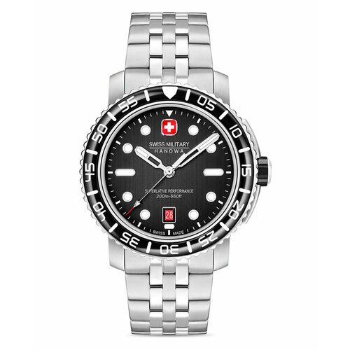 Купить Наручные часы Swiss Military Hanowa Aqua SMWGH0001702, черный, серебряный
Предла...
