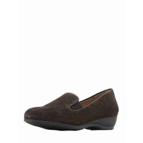 Купить Слипоны Trotters, размер 9.5M, коричневый
Туфли женские коричневые замшевые, тек...