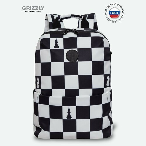 Купить Стильный городской рюкзак GRIZZLY с отделением для ноутбука 13", женский RXL-320...