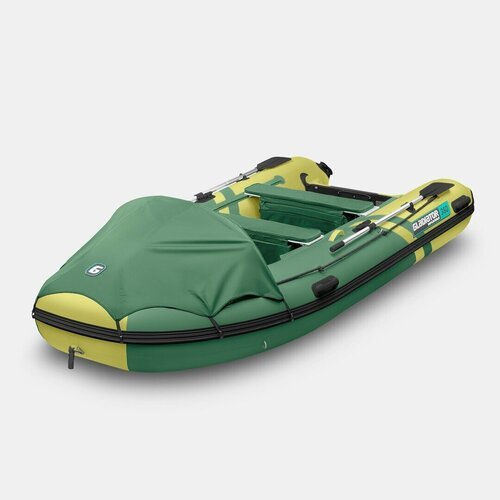 Купить Надувная лодка GLADIATOR E380PRO зелено-оливковый
<p>Моторные лодки с надувным д...