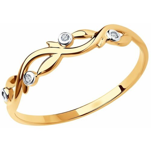 Купить Кольцо Diamant online, золото, 585 проба, фианит, размер 16
В нашем интернет-маг...