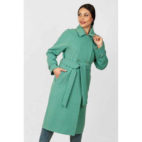 Купить Пальто MARGO, размер 48-50, бирюзовый, зеленый
Демисезонное пальто прямого кроя...