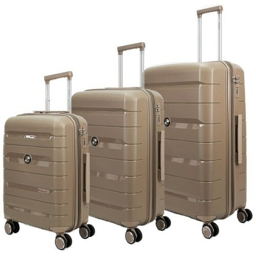 Купить Умный чемодан Impreza, 3 шт., 108 л, размер S/M/L, коричневый
Модель: Комплект ч...