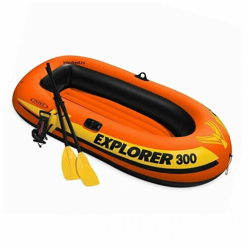Купить Надувная лодка Intex Explorer-300 Set (58332)
Надувная трехместная лодка EXPLORE...