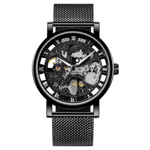 Купить Наручные часы WINNER, черный
Мужские наручные механические часы скелетоны с авто...