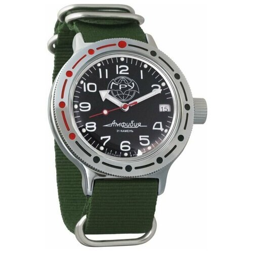 Купить Наручные часы Восток Амфибия, зеленый
Часы мужские механические наручные с автоп...