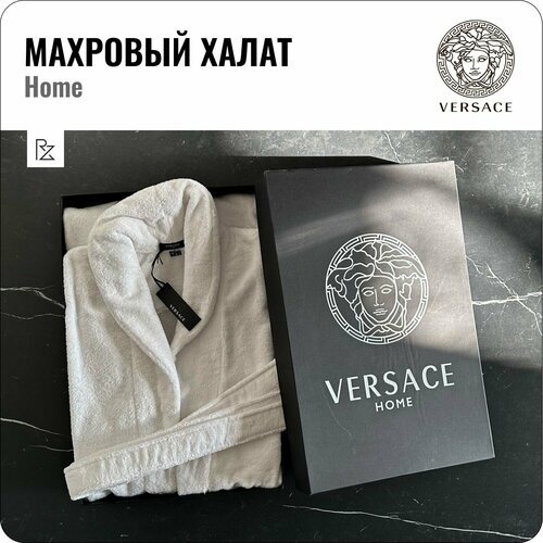 Купить Халат , размер XL, белый
Махровый халат Versace Home L-XL: комфорт и стиль для д...