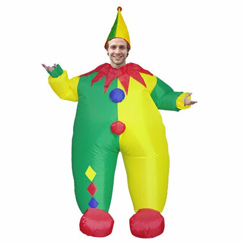 Купить Карнавальный надувной костюм Клоун
Надувной карнавальный костюм Весёлый клоун -э...